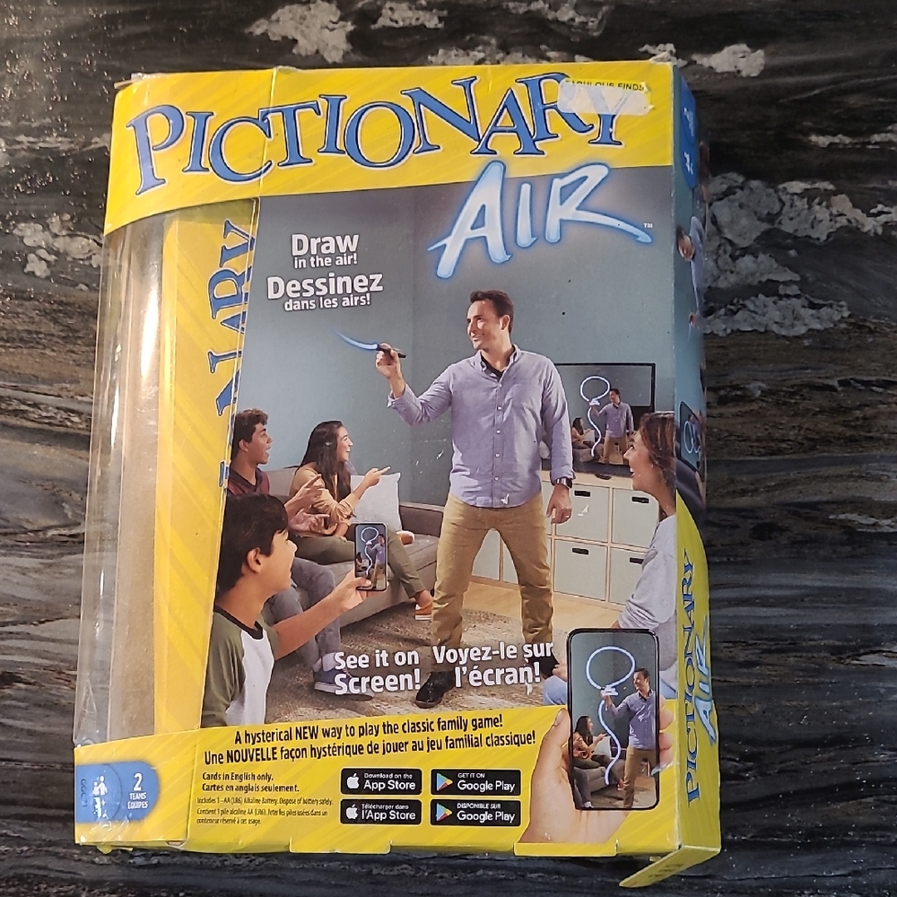 Mattel Pictionary Air - Yellow and Blue